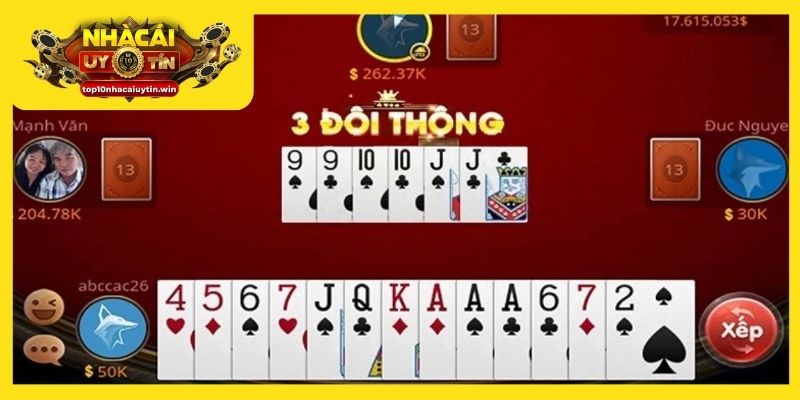 Giải đáp thắc mắc của game thủ về 3 đôi thông chặt được gì